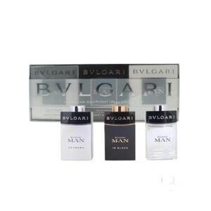 BVLGARI MAN pocket spray travel collection gift set MAN MAN IN BLACK EXTREME NEW